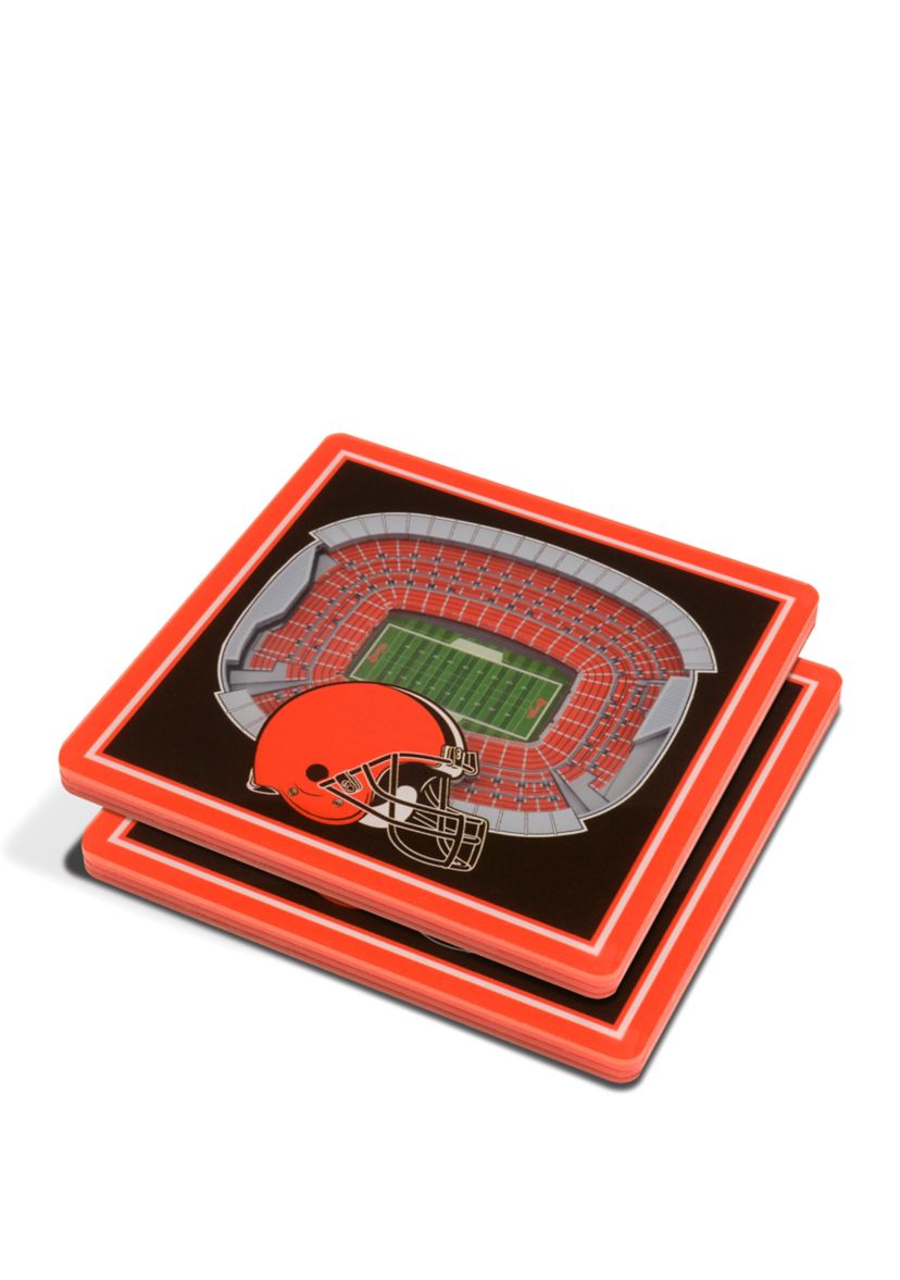 YouTheFan NFL Cleveland Browns 3D StadiumView Coasters - FirstEnergy Stadium