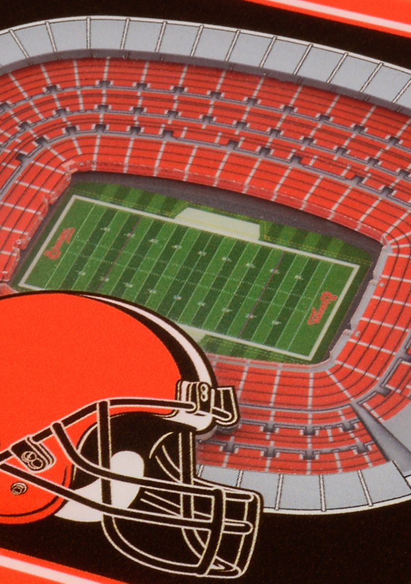 YouTheFan NFL Cleveland Browns 3D StadiumView Coasters - FirstEnergy Stadium