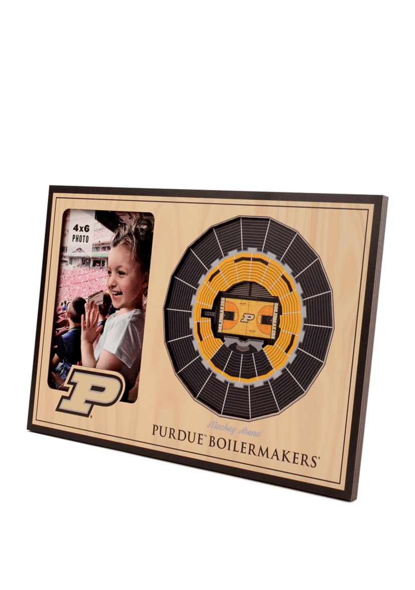 YouTheFan NCAA Purdue Boilermakers BB 3D StadiumView Picture Frame - Mackey Arena