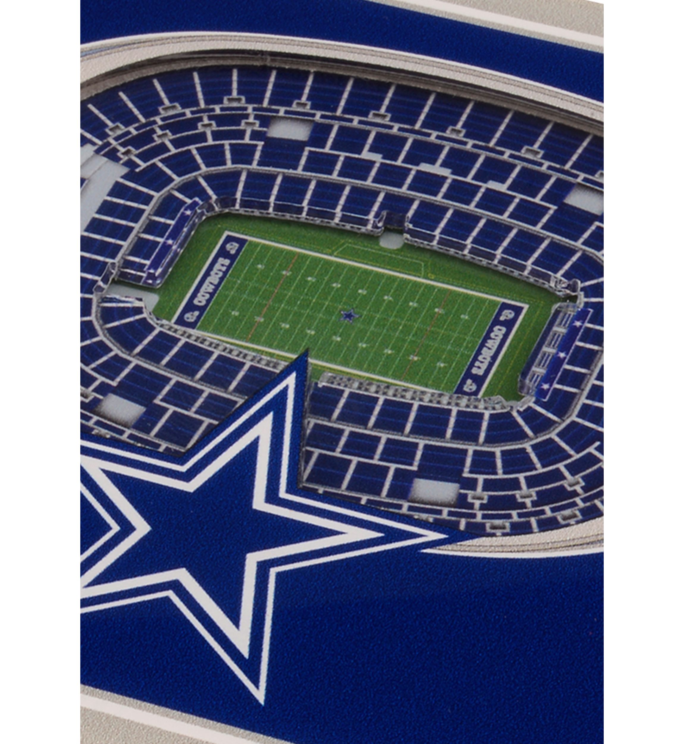 YouTheFan NFL Dallas Cowboys 3D StadiumView Coasters - AT&T Stadium