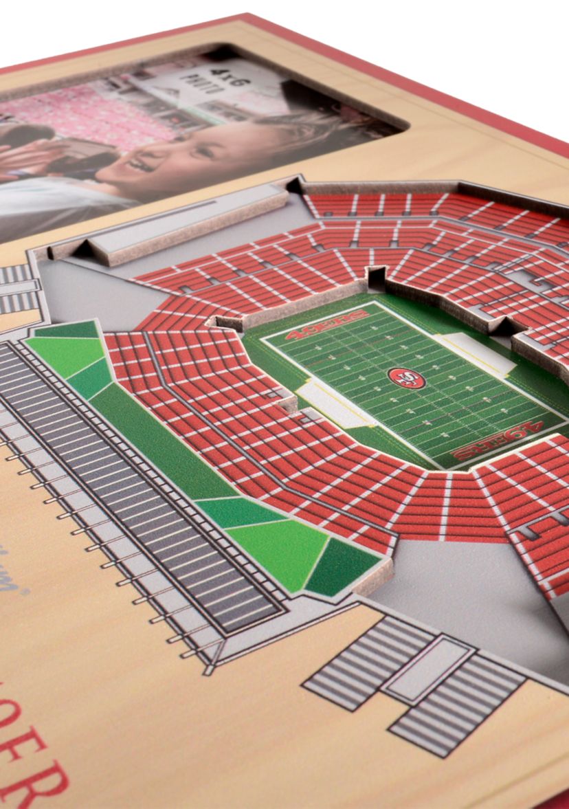 YouTheFan NFL San Francisco 49ers 3D StadiumView Picture Frame - Levis Stadium