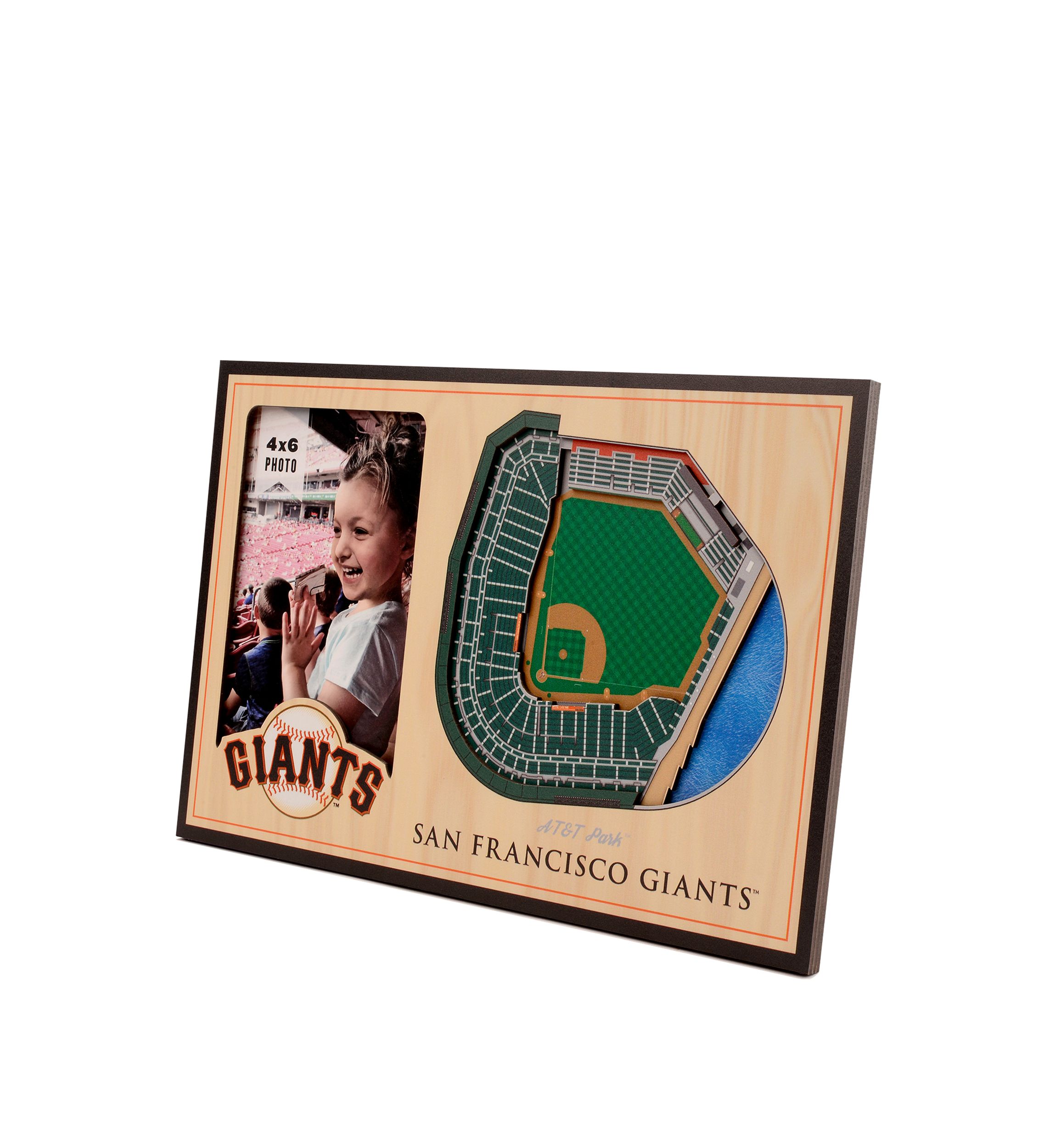 YouTheFan MLB San Francisco Giants 3D StadiumView Picture Frame - Oracle Park