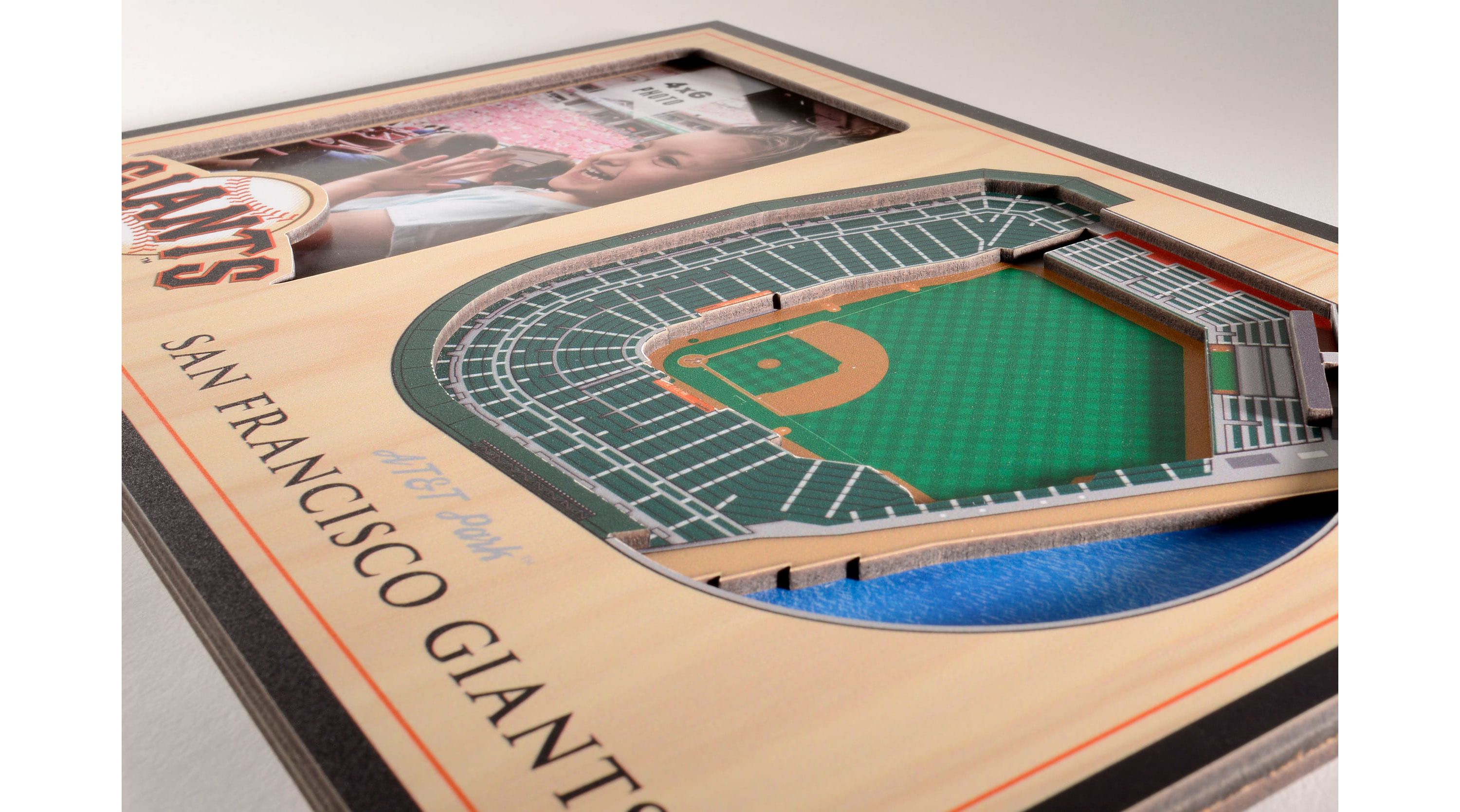 YouTheFan MLB San Francisco Giants 3D StadiumView Picture Frame - Oracle Park