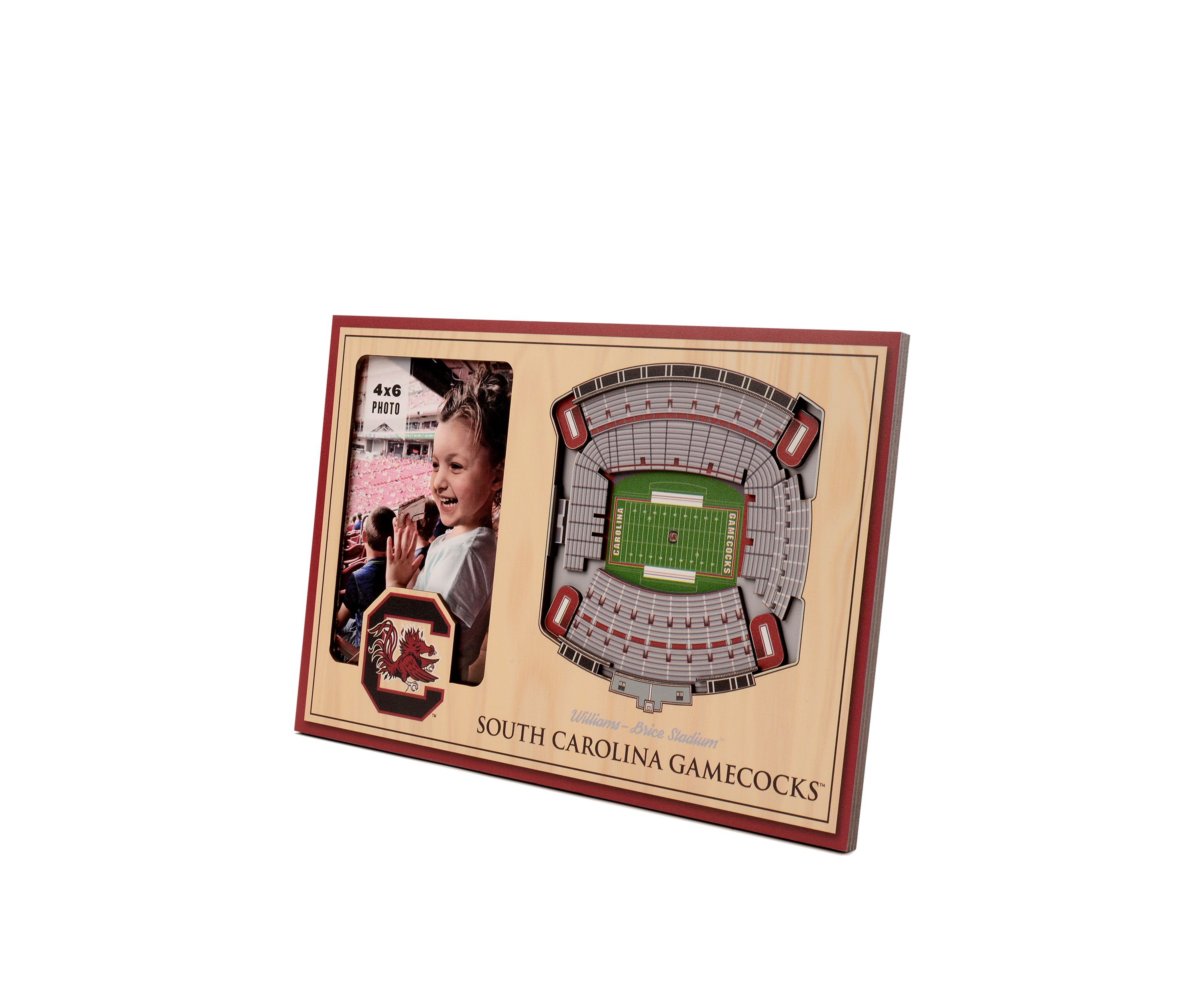 YouTheFan NCAA South Carolina Gamecocks 3D StadiumView Picture Frame - Williams-Brice Stadium