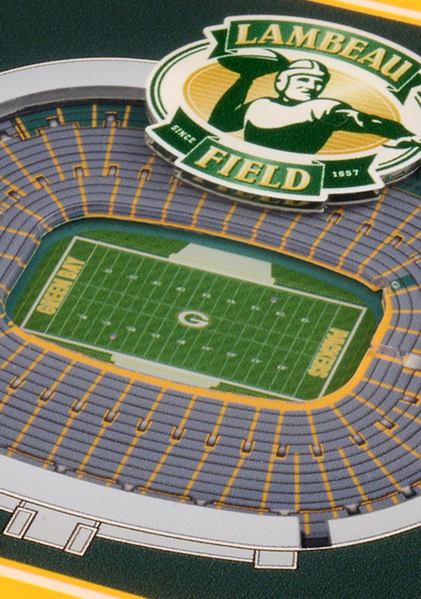 YouTheFan NFL Green Bay Packers 3D StadiumView Coasters - Lambeau Field