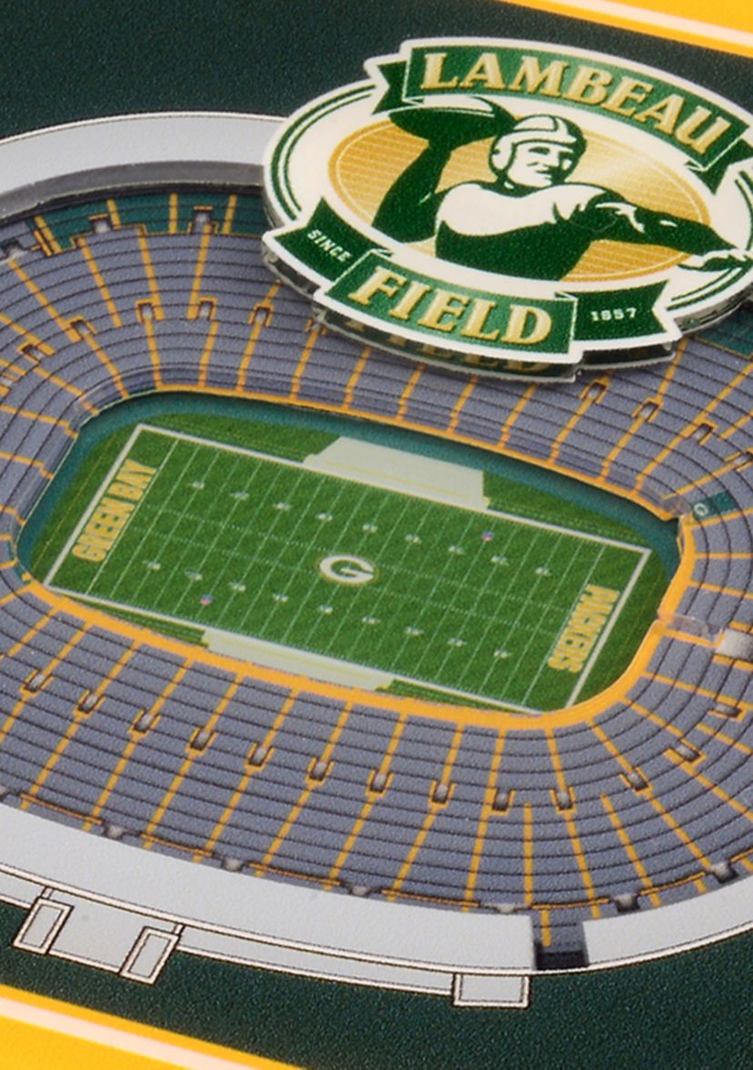 YouTheFan NFL Green Bay Packers 3D StadiumView Coasters - Lambeau Field
