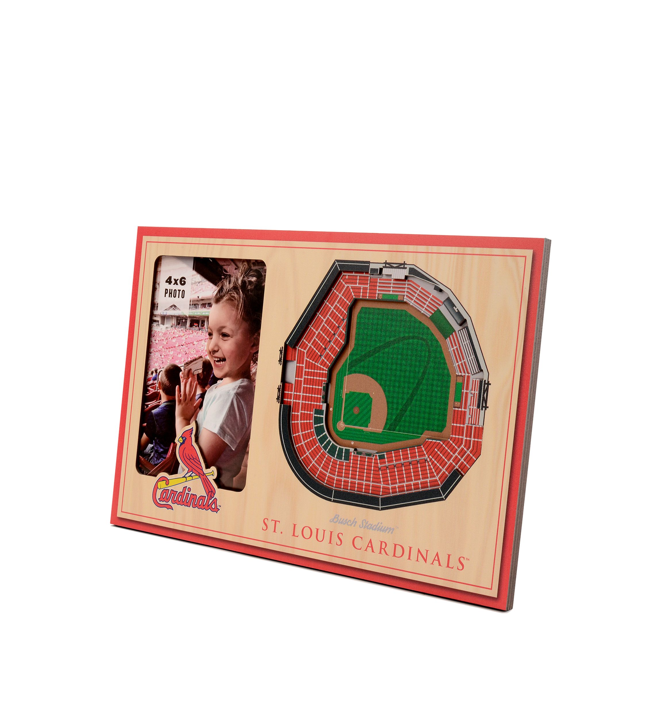 YouTheFan MLB St. Louis Cardinals 3D StadiumView Picture Frame - Busch Stadium