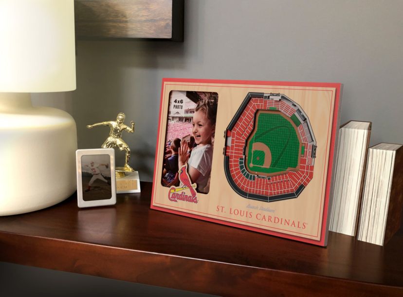 YouTheFan MLB St. Louis Cardinals 3D StadiumView Picture Frame - Busch Stadium