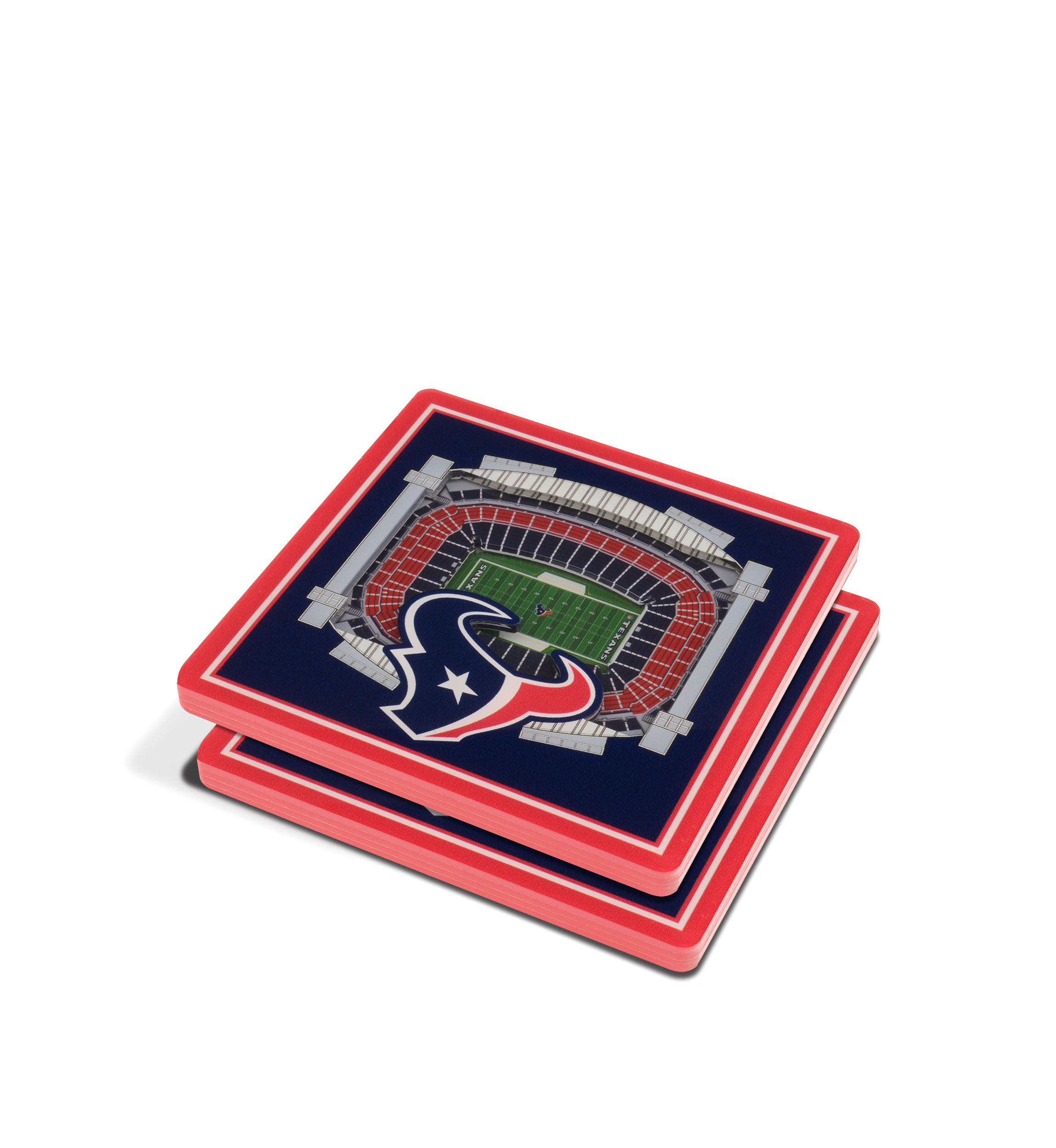 YouTheFan NFL Houston Texans 3D StadiumView Coasters - NRG Stadium