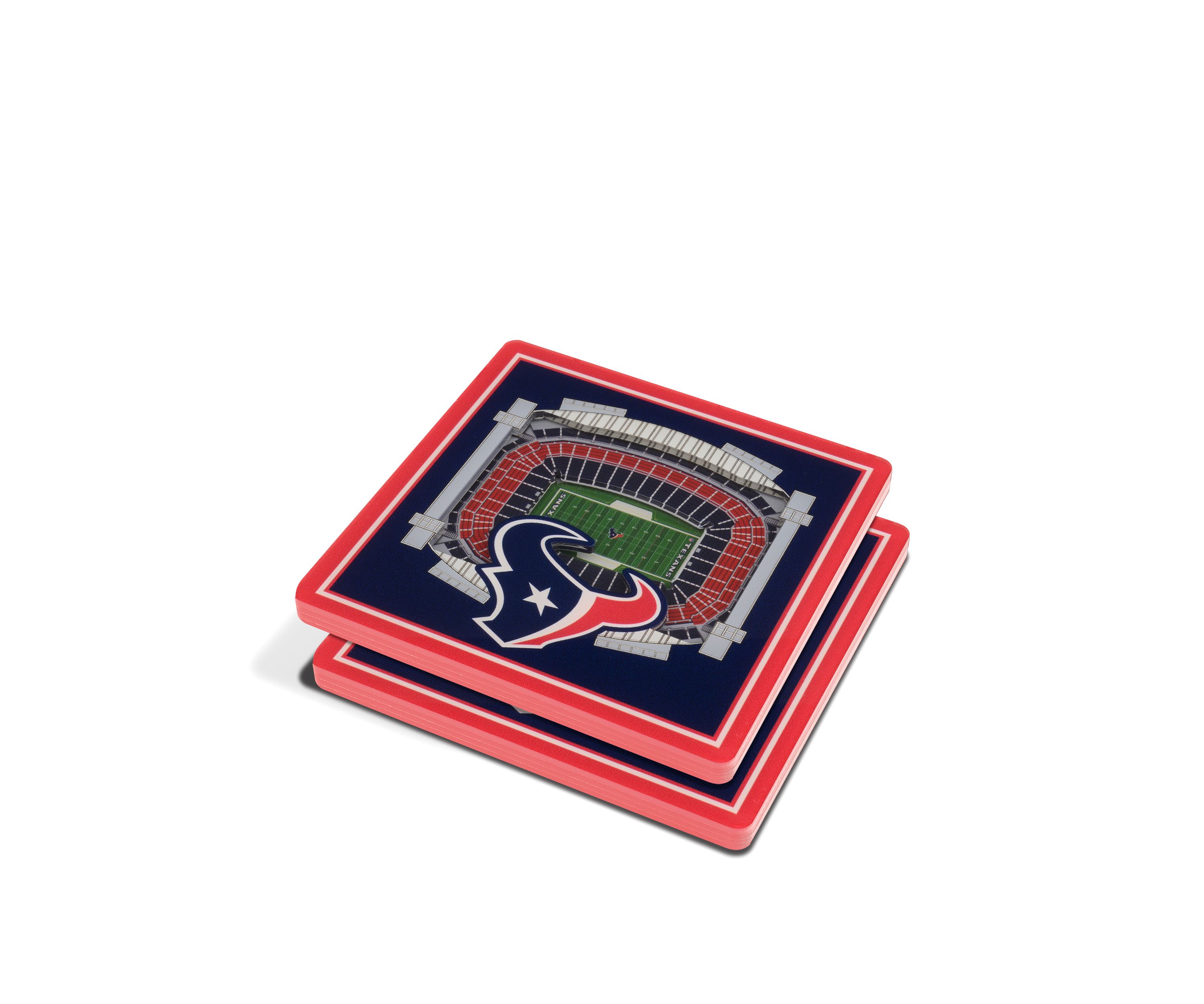 YouTheFan NFL Houston Texans 3D StadiumView Coasters - NRG Stadium