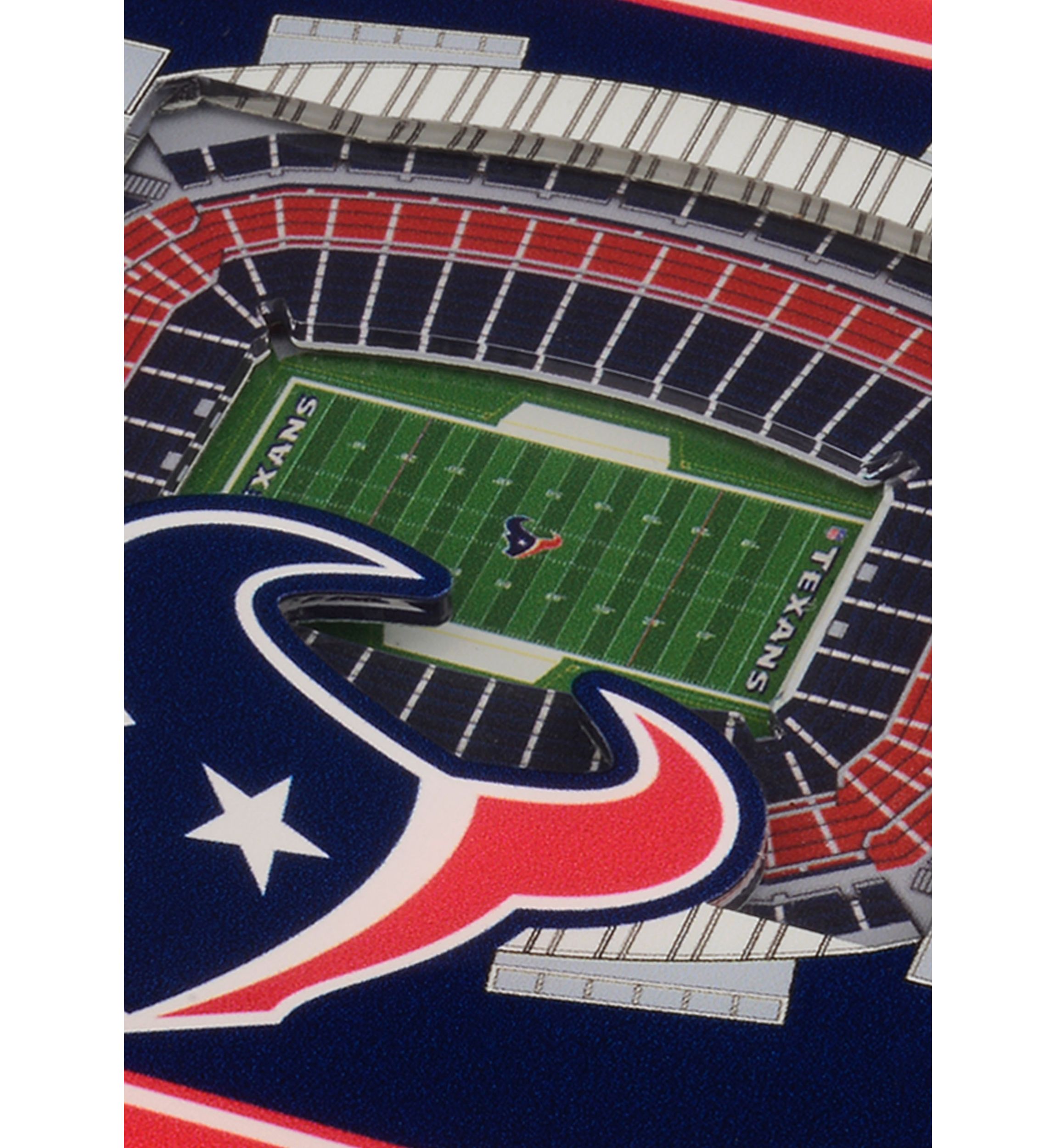 YouTheFan NFL Houston Texans 3D StadiumView Coasters - NRG Stadium