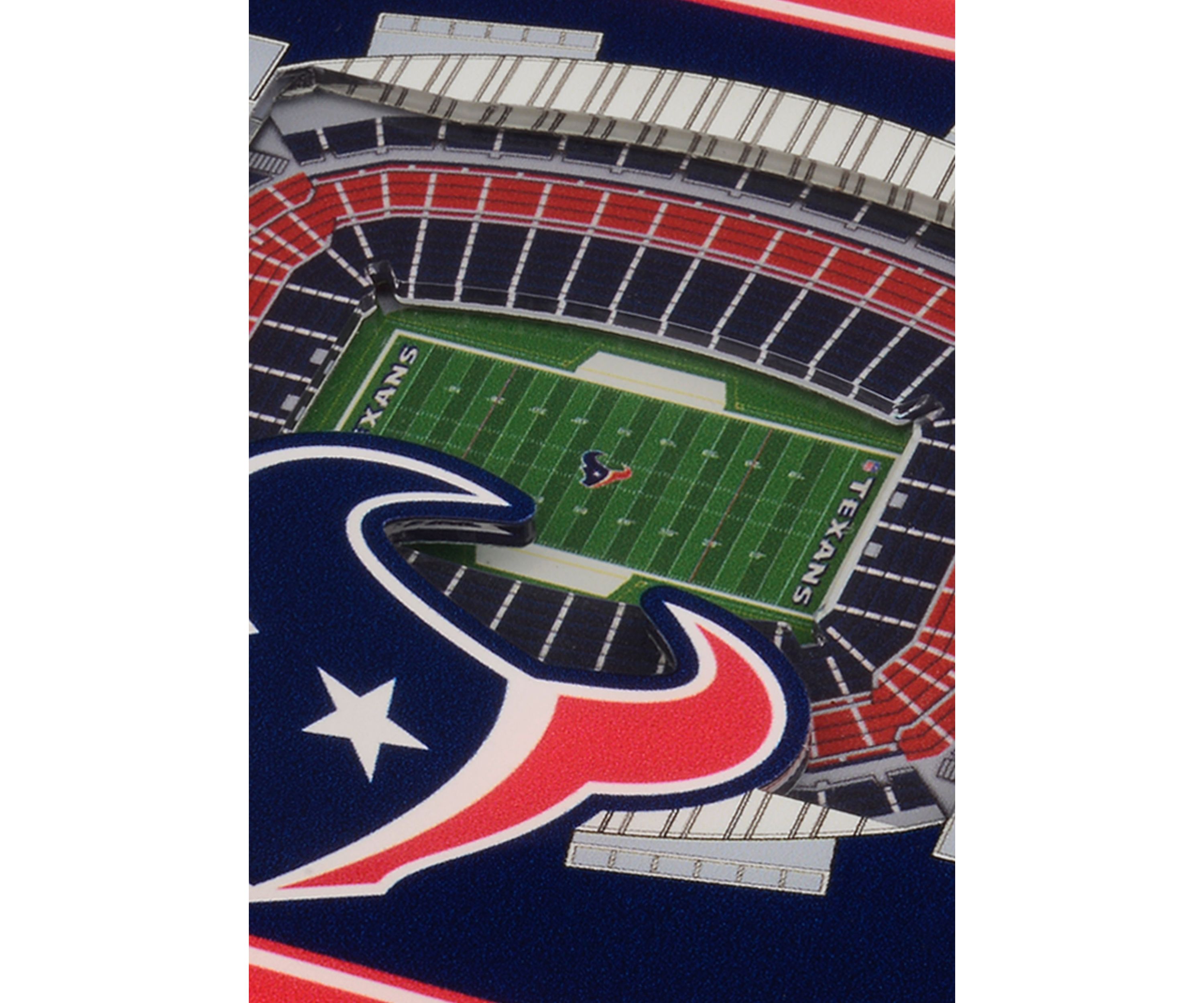 YouTheFan NFL Houston Texans 3D StadiumView Coasters - NRG Stadium