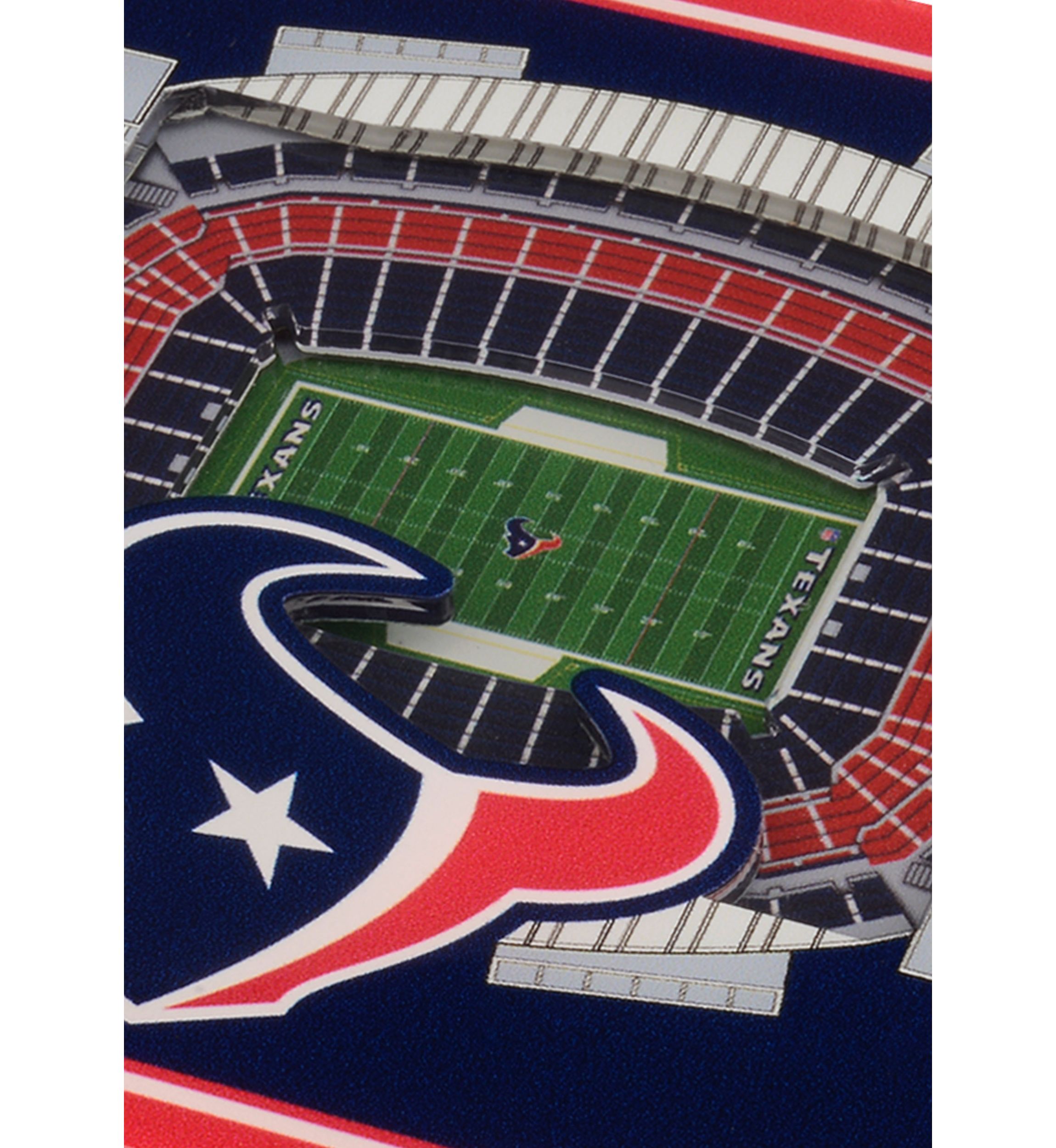 YouTheFan NFL Houston Texans 3D StadiumView Coasters - NRG Stadium