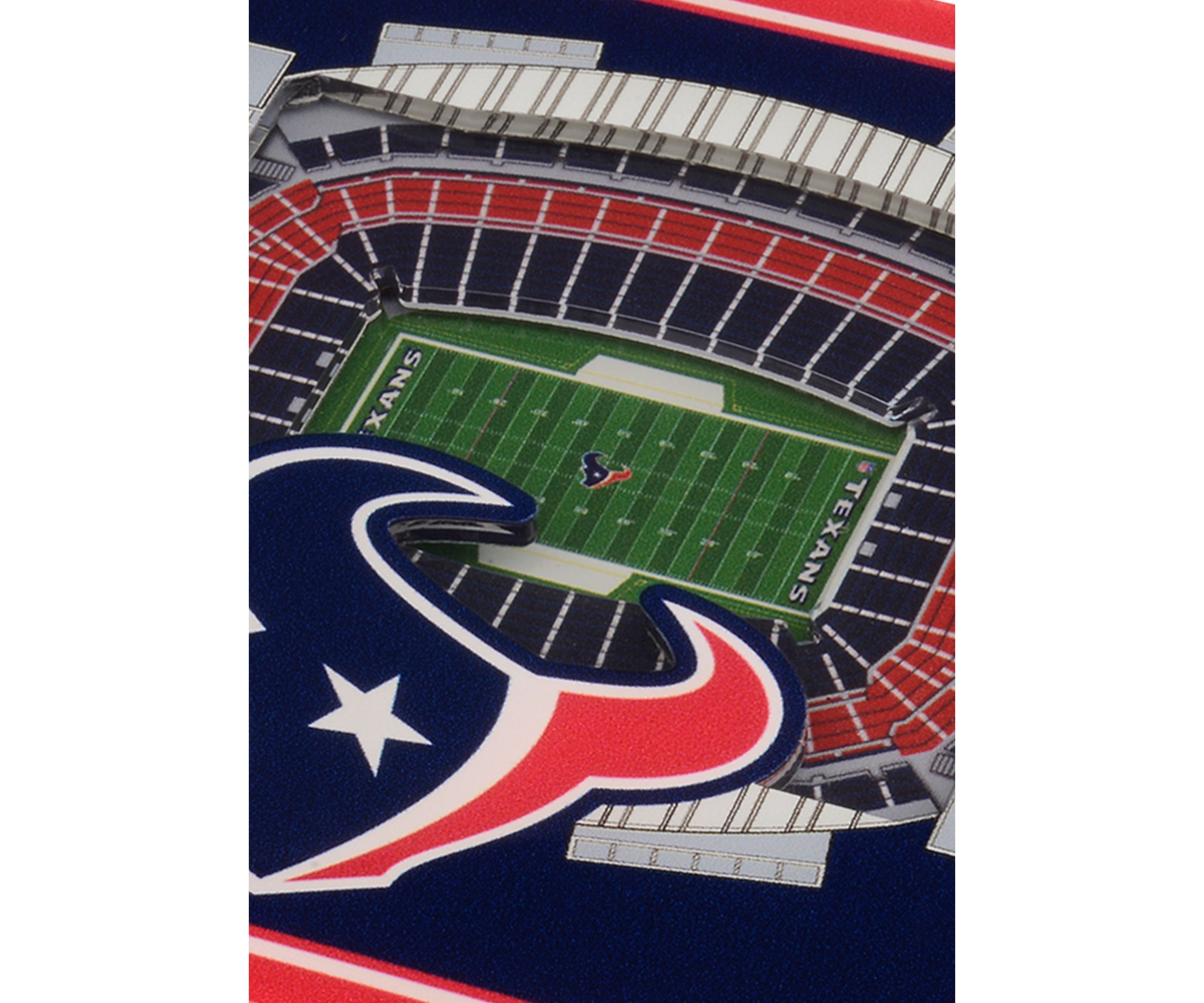 YouTheFan NFL Houston Texans 3D StadiumView Coasters - NRG Stadium