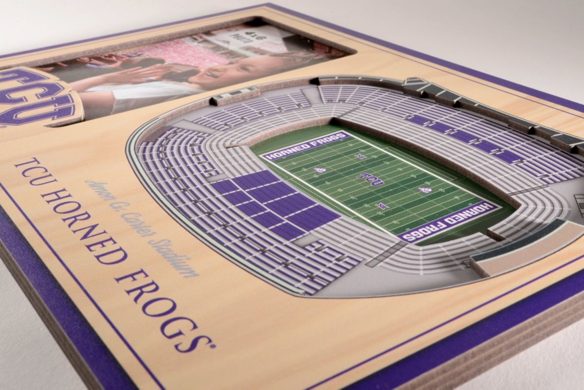 YouTheFan NCAA TCU Horned Frogs 3D StadiumView Picture Frame - Amon G. Carter Stadium