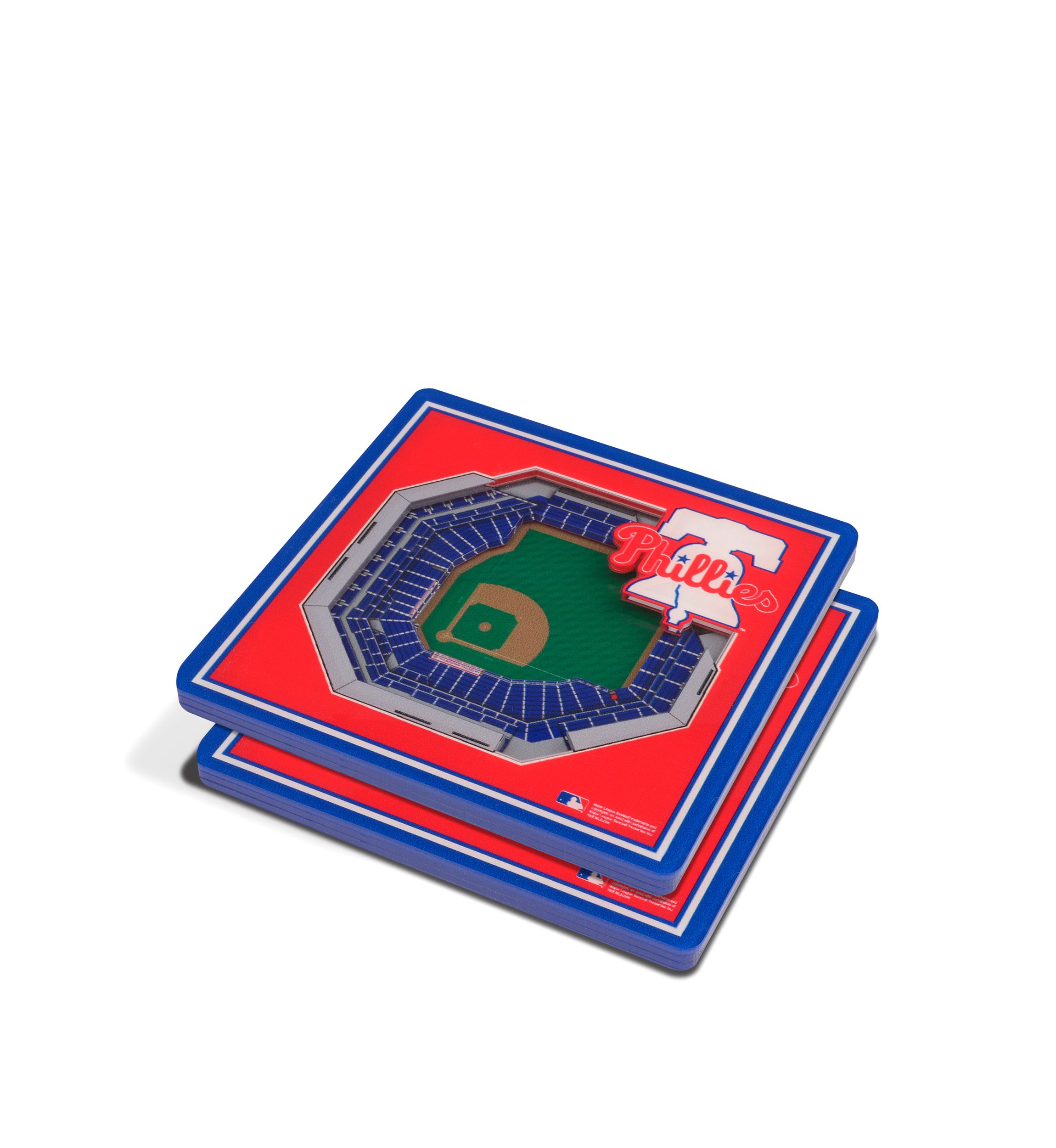 YouTheFan MLB Philadelphia Phillies 3D StadiumView Coasters - Citizens Bank Park
