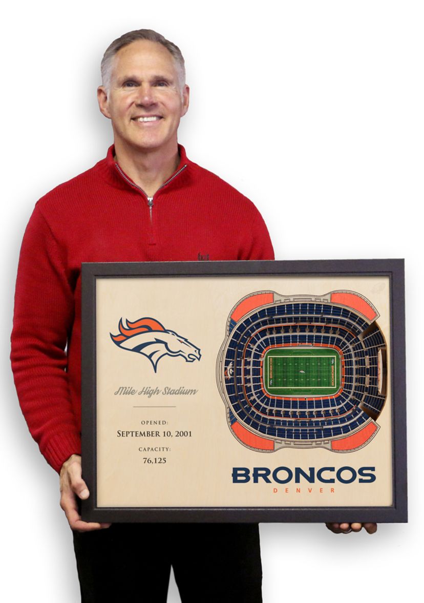 YouTheFan NFL Denver Broncos 25-Layer StadiumViews 3D Wall Art - Mile High Stadium