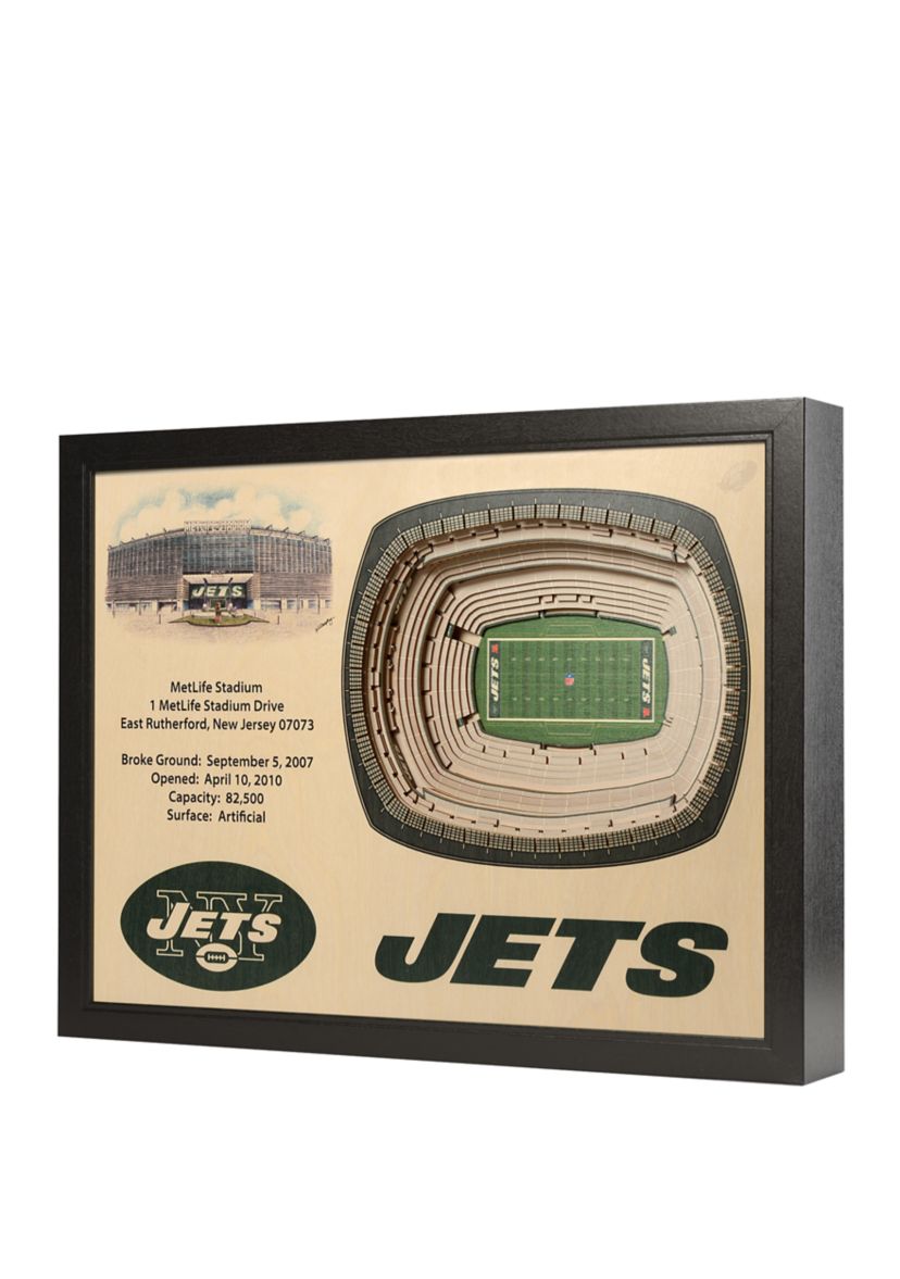 YouTheFan NFL New York Jets 25-Layer StadiumViews 3D Wall Art - MetLife Stadium
