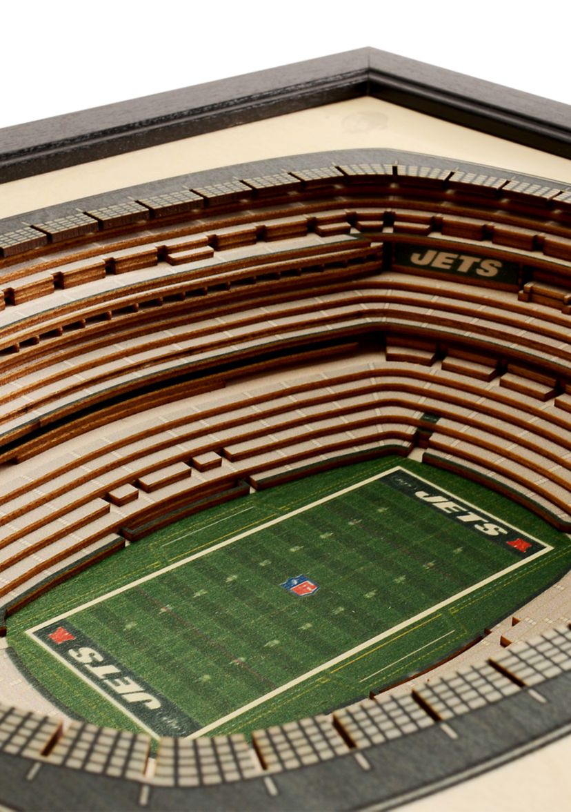 YouTheFan NFL New York Jets 25-Layer StadiumViews 3D Wall Art - MetLife Stadium