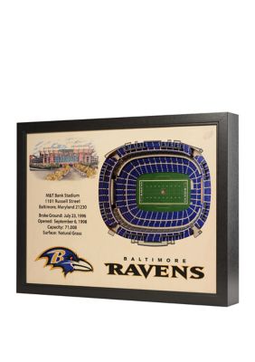 YouTheFan NFL Baltimore Ravens 25-Layer StadiumViews 3D Wall Art - M&T Bank Stadium