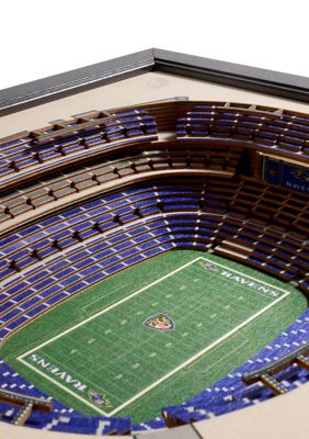 YouTheFan NFL Baltimore Ravens 25-Layer StadiumViews 3D Wall Art - M&T Bank Stadium