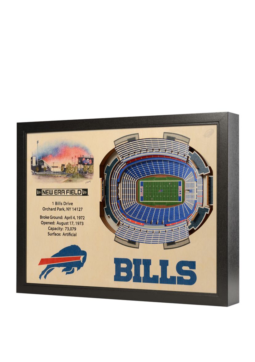 YouTheFan NFL Buffalo Bills 25-Layer StadiumViews 3D Wall Art - New Era Field