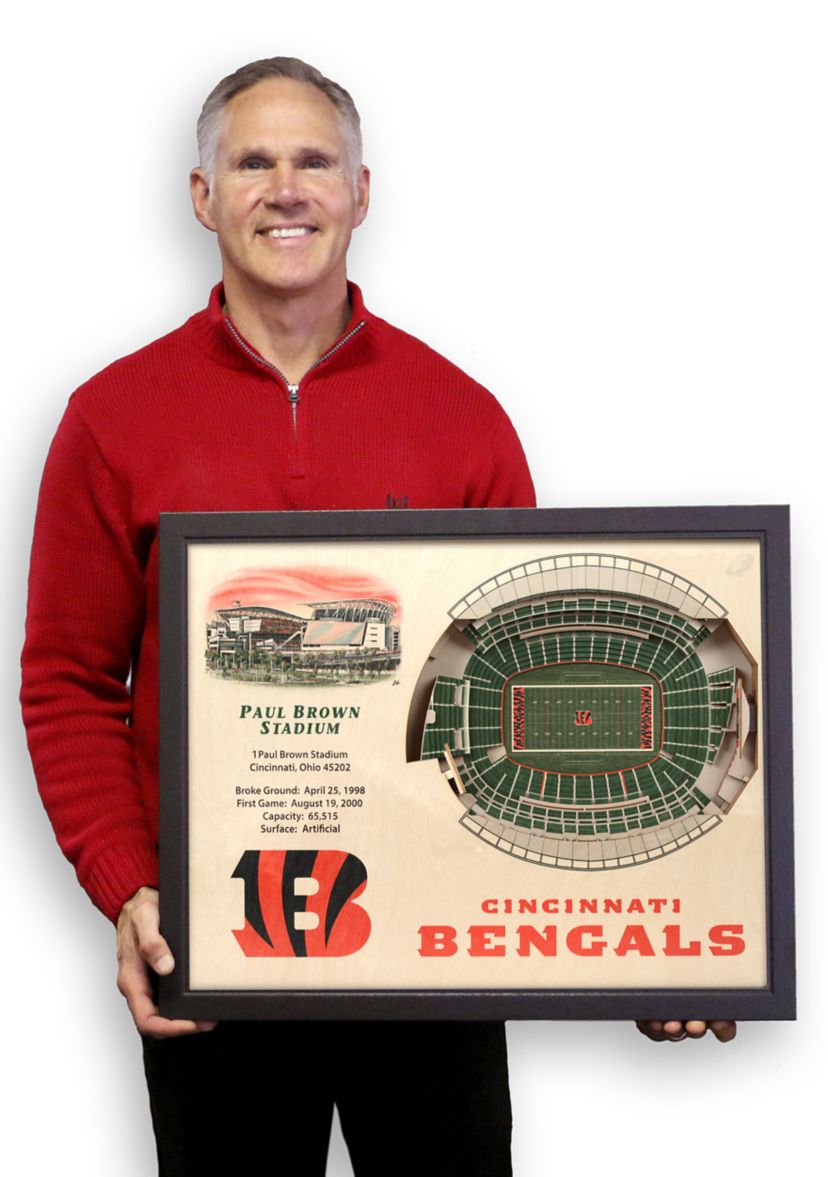 YouTheFan NFL Cincinnati Bengals 25-Layer StadiumViews 3D Wall Art - Paul Brown Stadium