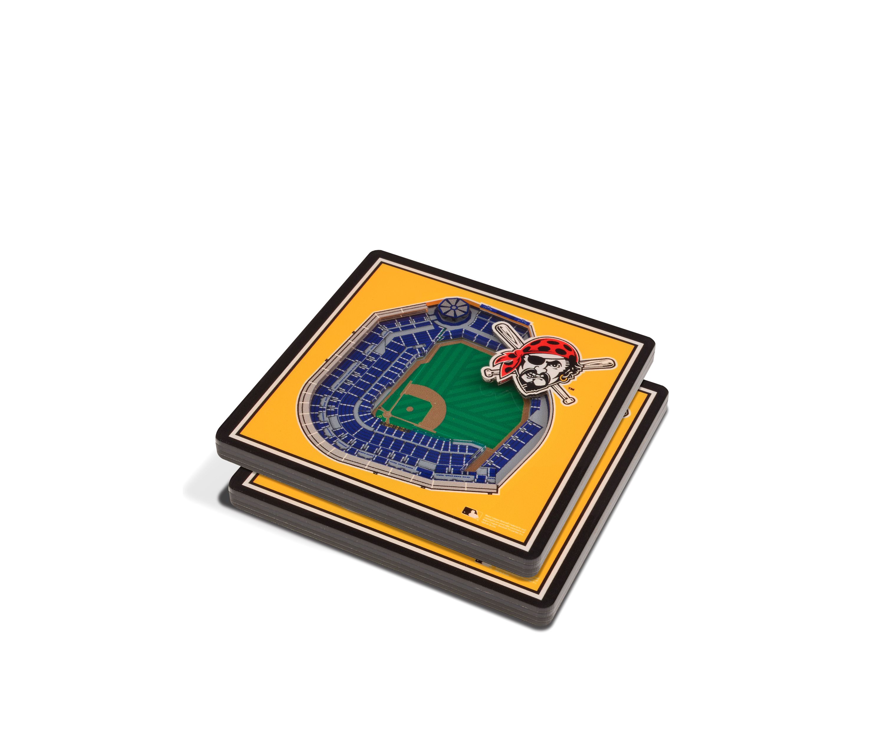 YouTheFan MLB Pittsburgh Pirates 3D StadiumView Coasters - PNC Park