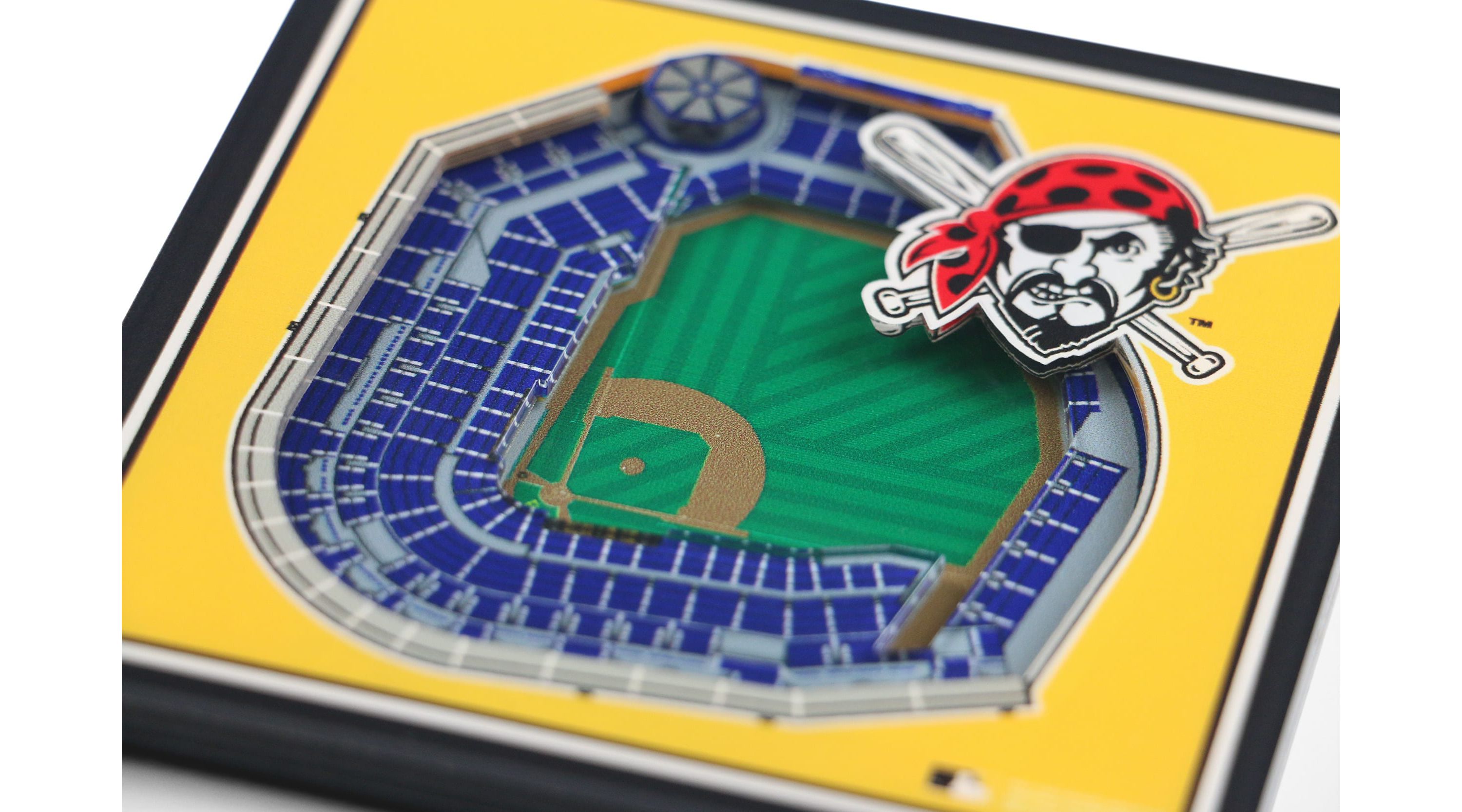 YouTheFan MLB Pittsburgh Pirates 3D StadiumView Coasters - PNC Park