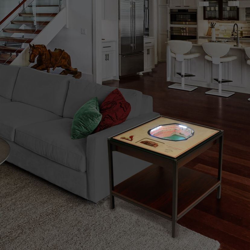 YouTheFan MLB St. Louis Cardinals 25-Layer StadiumViews Lighted End Table - Busch Stadium
