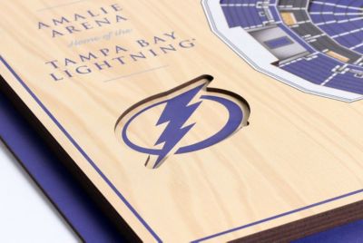 YouTheFan NHL Tampa Bay Lightning 5-Layer StadiumView 3D Wall Art - Amalie Arena