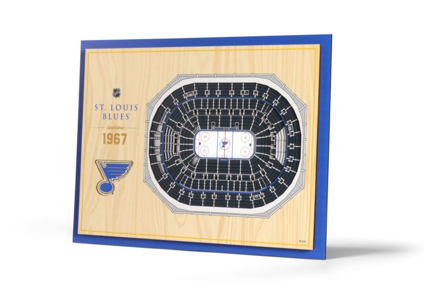 YouTheFan NHL St. Louis Blues 5-Layer StadiumView 3D Wall Art - Enterprise Center