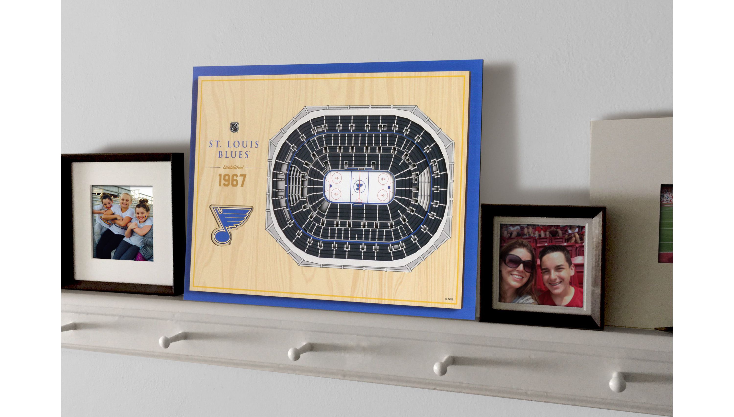 YouTheFan NHL St. Louis Blues 5-Layer StadiumView 3D Wall Art - Enterprise Center