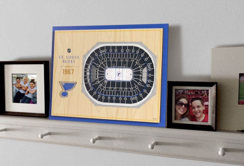 YouTheFan NHL St. Louis Blues 5-Layer StadiumView 3D Wall Art - Enterprise Center