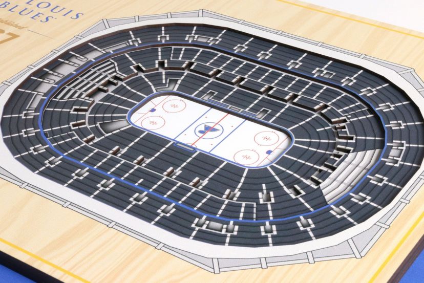 YouTheFan NHL St. Louis Blues 5-Layer StadiumView 3D Wall Art - Enterprise Center