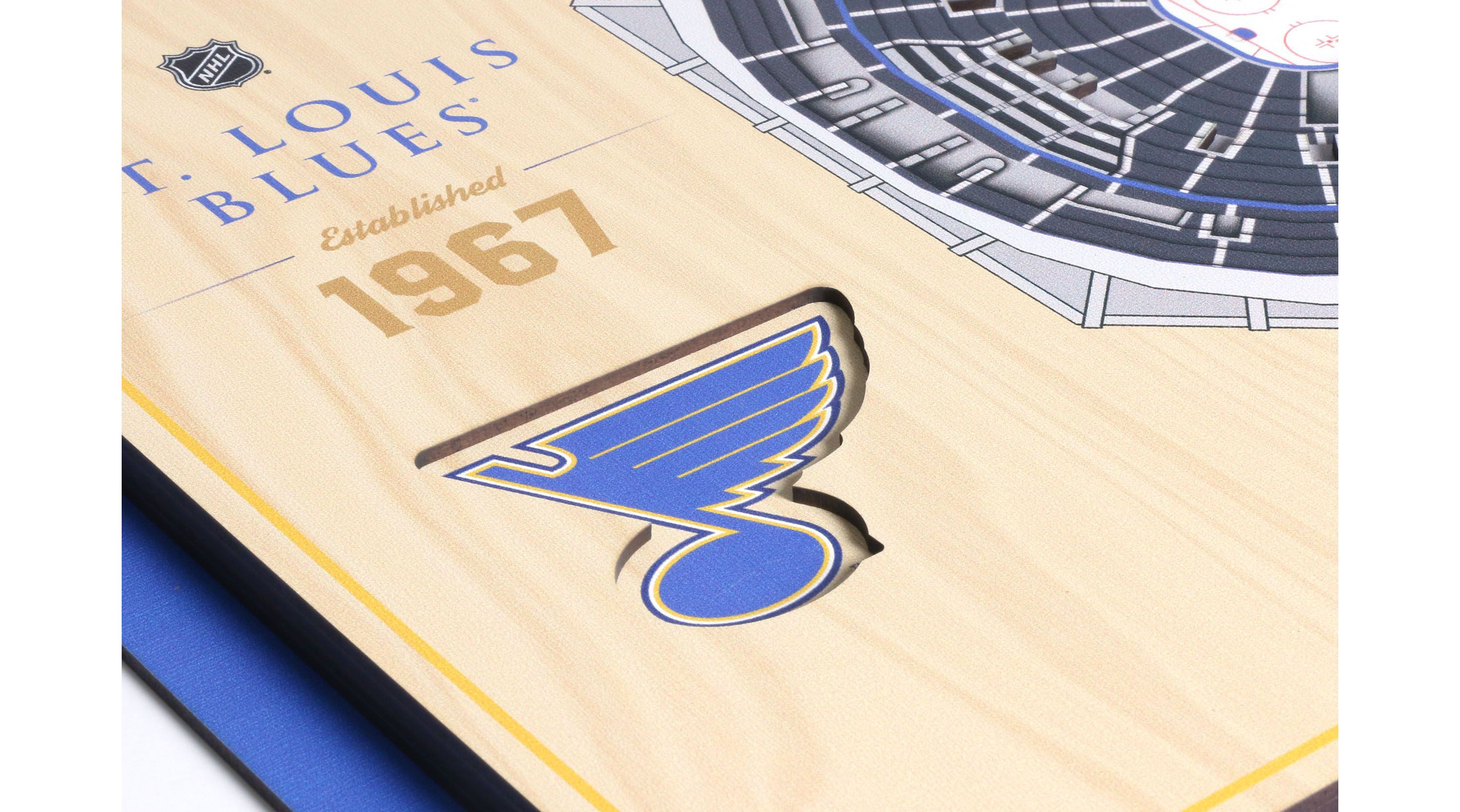 YouTheFan NHL St. Louis Blues 5-Layer StadiumView 3D Wall Art - Enterprise Center