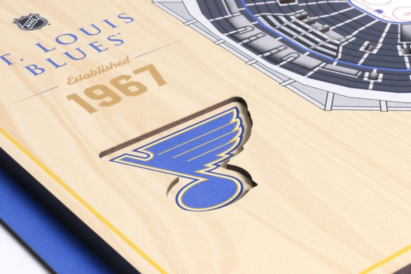 YouTheFan NHL St. Louis Blues 5-Layer StadiumView 3D Wall Art - Enterprise Center