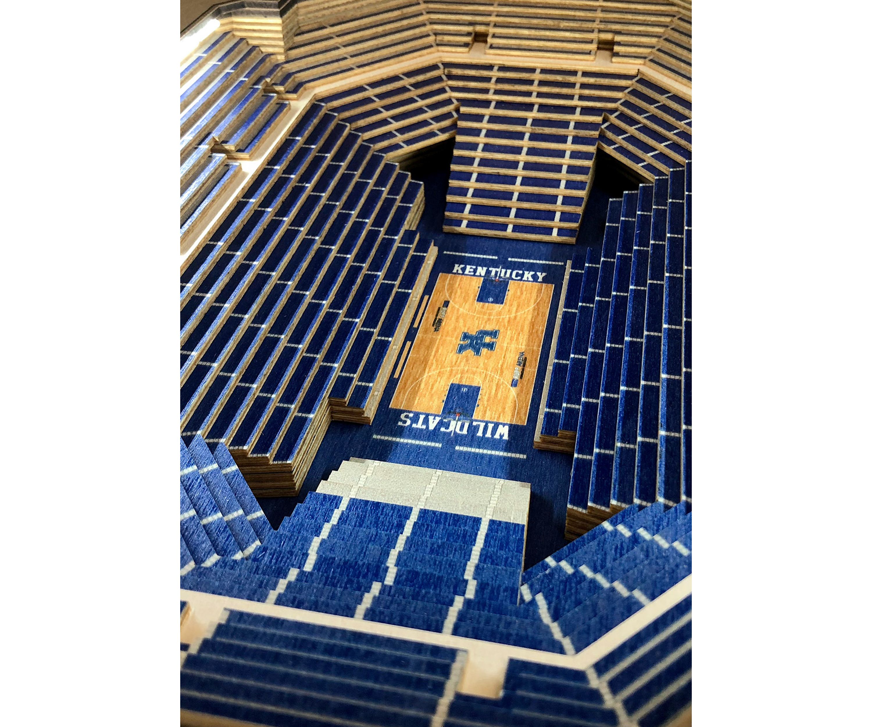 NCAA Kentucky Wildcats 25 Layer StadiumViews Lighted End Table - Rupp Arena