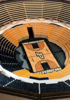 YouTheFan NCAA Purdue Boilermakers BB 25-Layer StadiumViews End Table - Mackey Arena