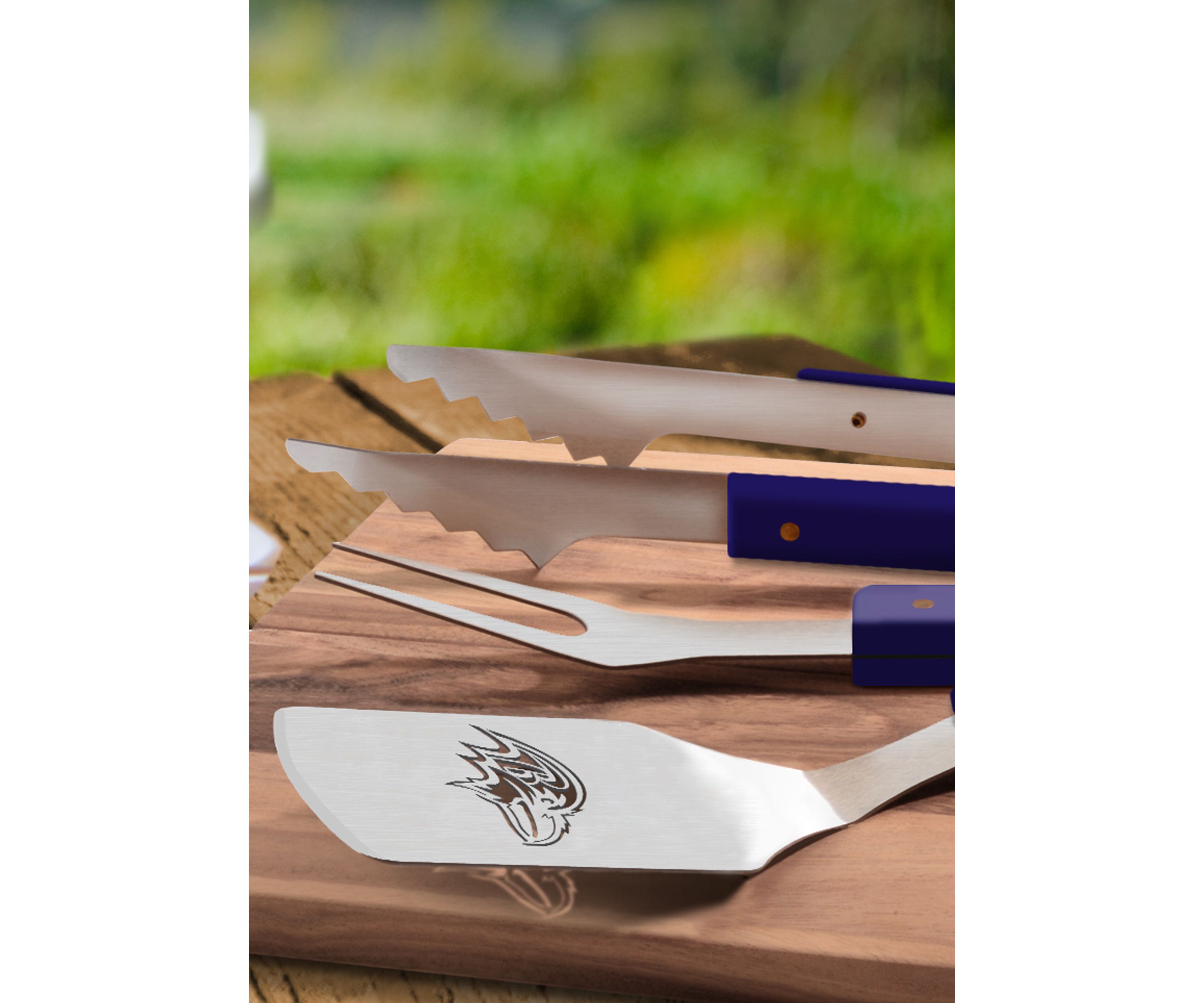 YouTheFan NFL Baltimore Ravens Spirit Series 3-Piece BBQ Set