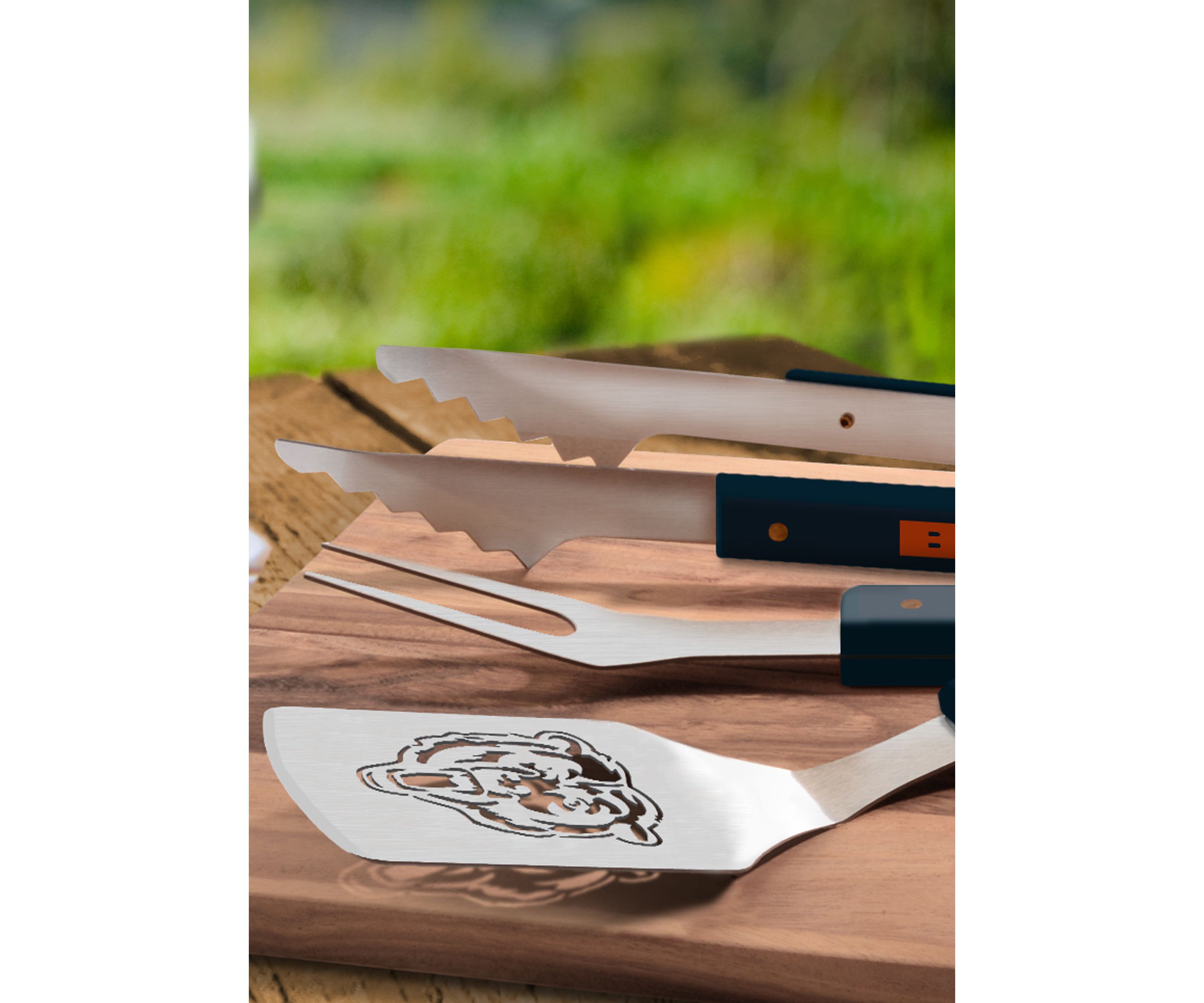YouTheFan NFL Chicago Bears Spirit Series 3-Piece BBQ Set