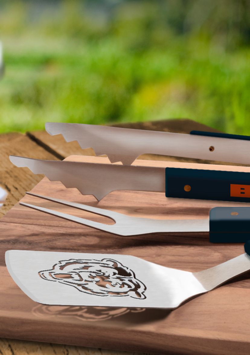 YouTheFan NFL Chicago Bears Spirit Series 3-Piece BBQ Set