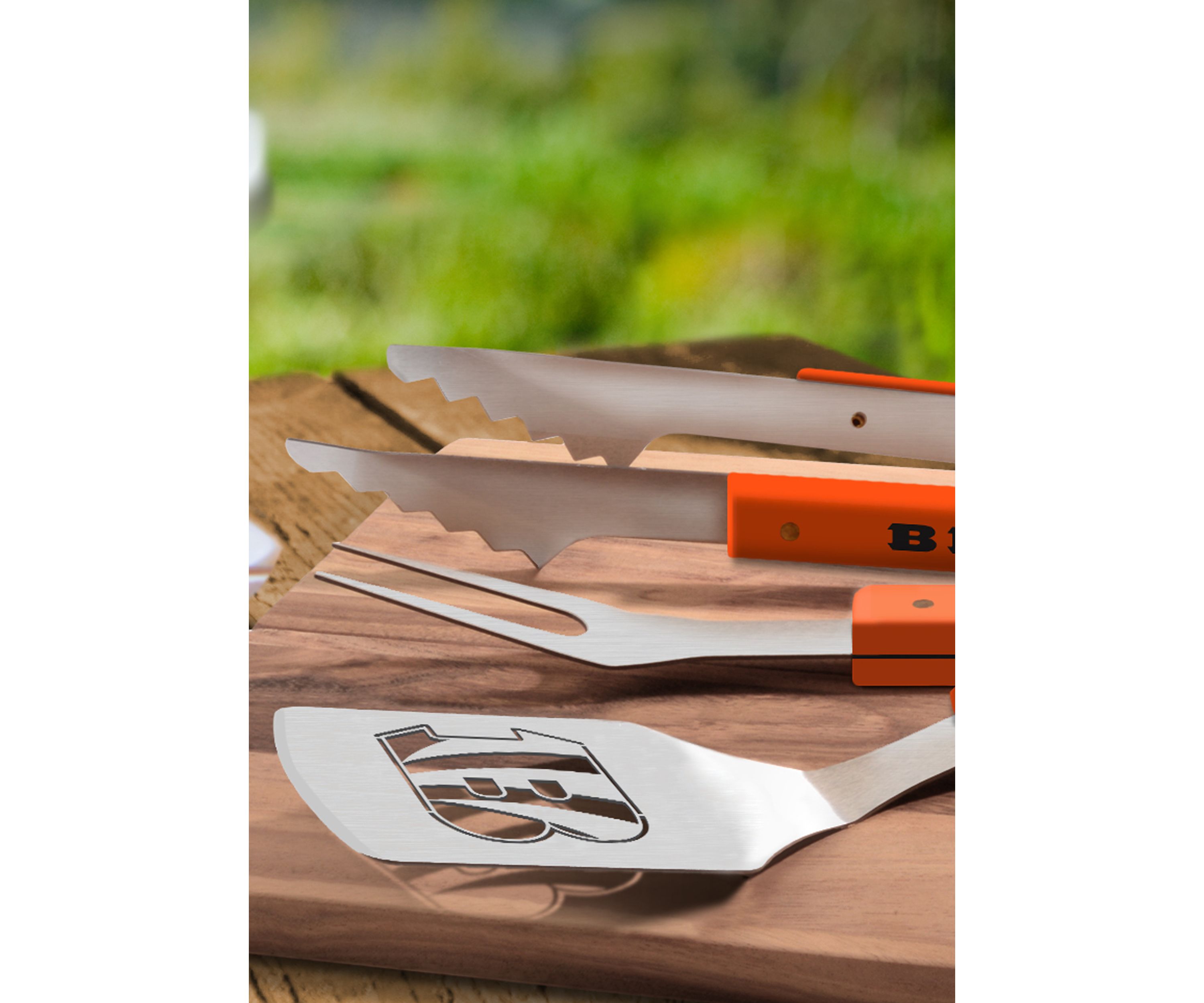 YouTheFan NFL Cincinnati Bengals Spirit Series 3-Piece BBQ Set