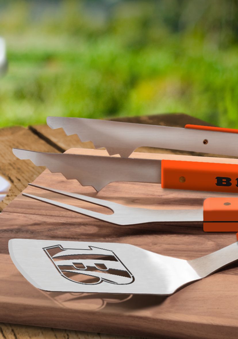 YouTheFan NFL Cincinnati Bengals Spirit Series 3-Piece BBQ Set