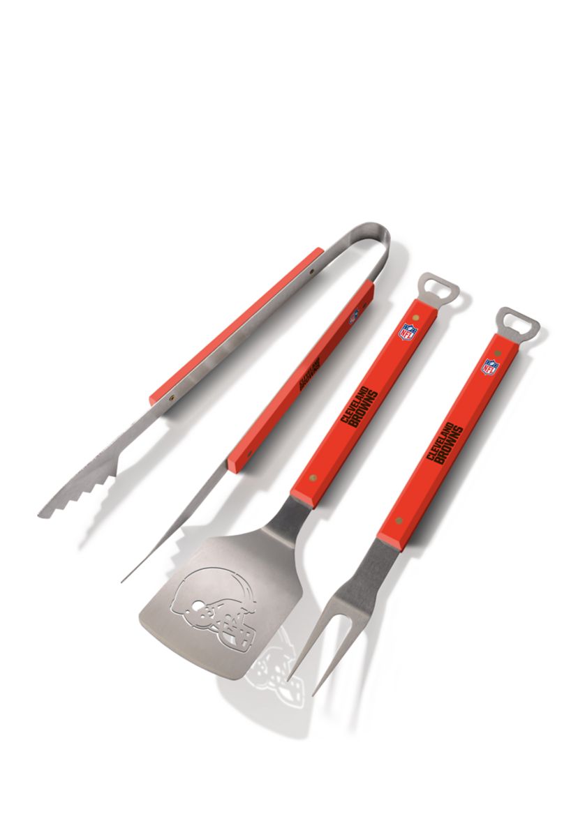 YouTheFan NFL Cleveland Browns Spirit Series 3-Piece BBQ Set