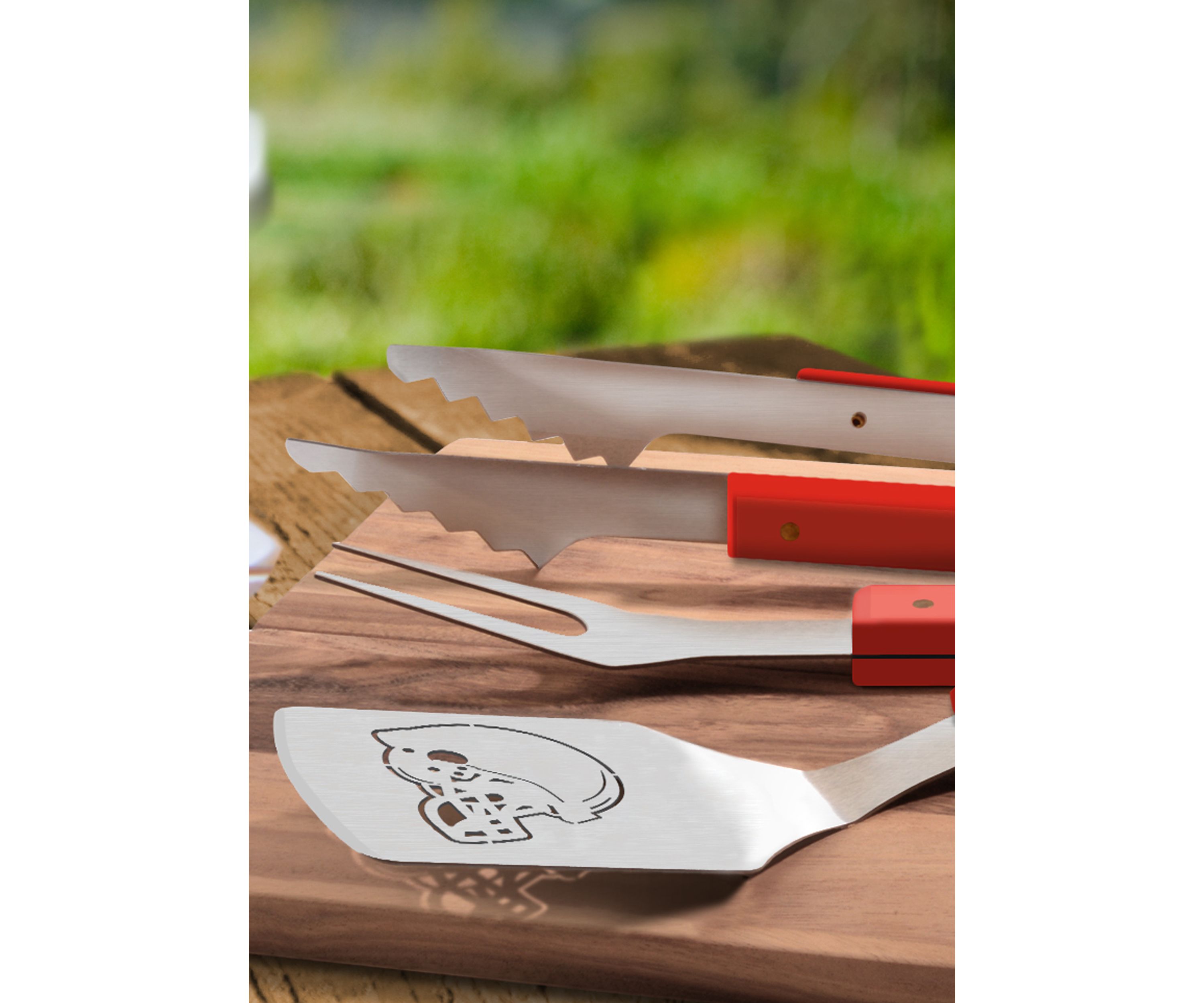YouTheFan NFL Cleveland Browns Spirit Series 3-Piece BBQ Set