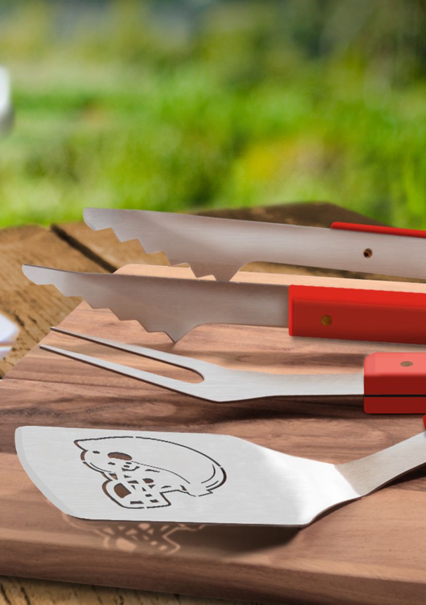 YouTheFan NFL Cleveland Browns Spirit Series 3-Piece BBQ Set