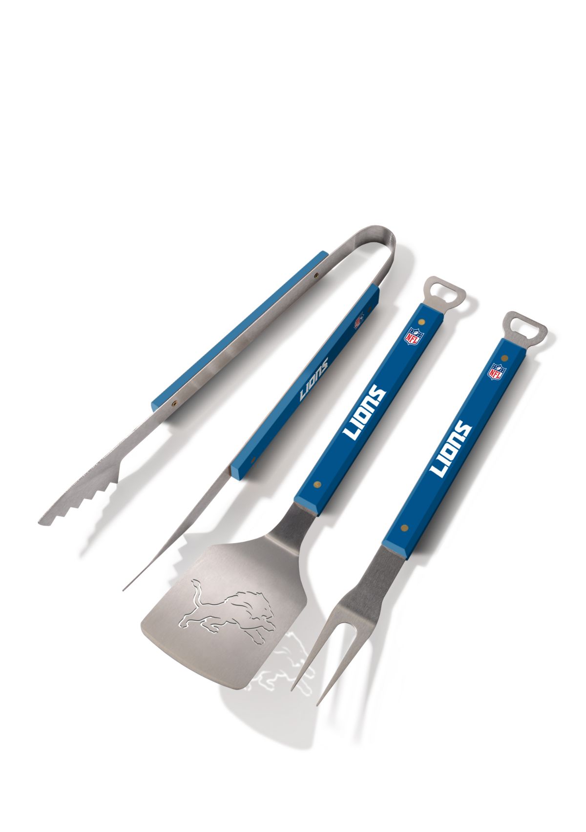 YouTheFan NFL Detroit Lions Spirit Series 3-Piece BBQ Set