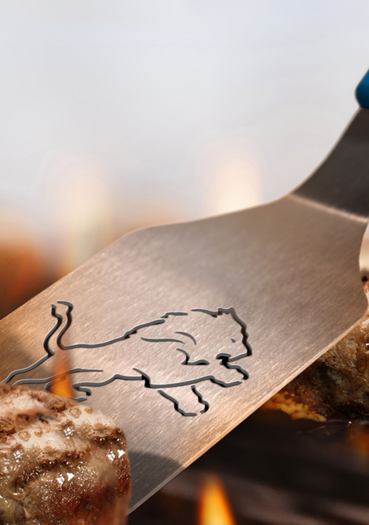 YouTheFan NFL Detroit Lions Spirit Series 3-Piece BBQ Set