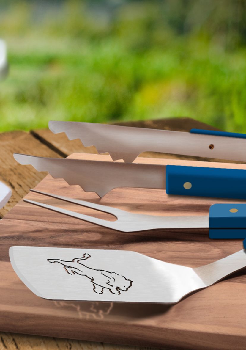 YouTheFan NFL Detroit Lions Spirit Series 3-Piece BBQ Set